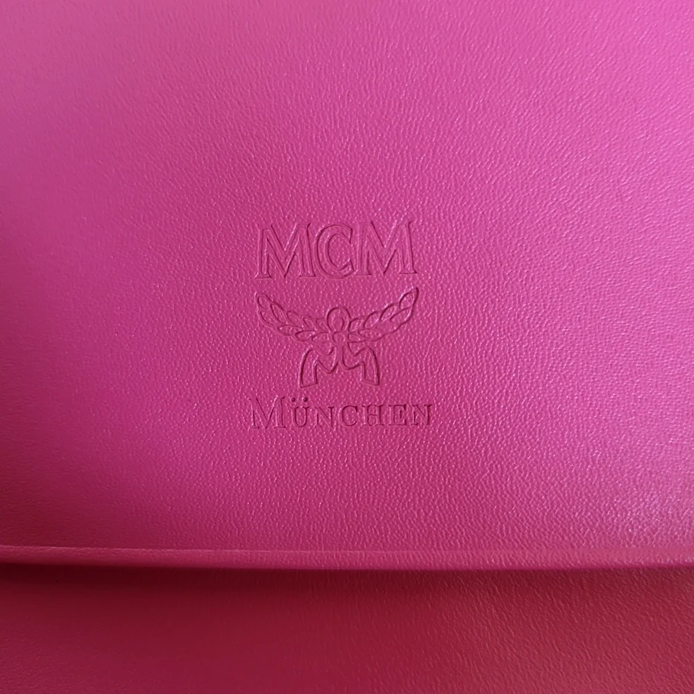 Mcm Coral Trifold Long Wallet..Authentic..Like brand New!!
